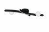 Lampa sufitowa plafon LED czarny falista listwa z kulami zmiana barwy światła uniwersalny NAPOLI 637910232 Trio